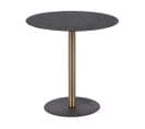 Table D'appoint En Métal Dex 50 Cm Noir