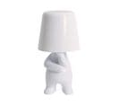 Lampe De Table Bonhomme H18.5cm Blanc