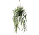 Buisson suspendu d'asperge artificiel 50 cm en pot