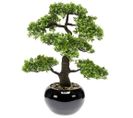 Mini bonsaï Ficus artificiel Vert 47 cm 420006