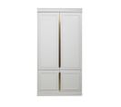 Organize - Armoire En Pin P 44 Cm - Couleur - Gris Nuage