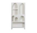 Caz - Armoire En Bois 7 Niches H180cm - Couleur - Blanc