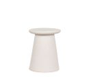 Button - Table D'appoint En Céramique Ø35cm - Couleur - Blanc
