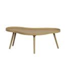 Mae - Table Basse De Forme Organique En Bois 100x35cm - Couleur - Bois