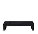 Marte - Table Basse En Bois 120x50cm - Couleur - Noir