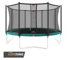 Favorit Regular Trampoline D'extérieur Suspendu 380 Vert + Filet De Sécurité Comfort