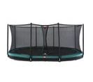 Trampoline  Grand Favorit Inground 520 Green + Safety Net Comfort