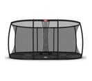 Trampoline Grand Champion Inground 520 Grey + Safety Net Dlx Xl