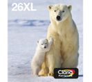 Cartouches D'encre Polar Bear Multipack 4-colours 26xl Easymail