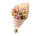 Grand Bouquet  De Fleurs Séchées Mix Rose Et Blanc