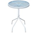 Table De Bistro Gris 50x71 Cm Acier