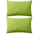 Oreiller D'extérieur 2 PCs 60 X 40 Cm Vert Pomme