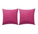 Oreillers D'extérieur 2 PCs 45 X 45 Cm Rose