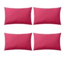 Oreiller D'extérieur 4 PCs 60 X 40 Cm Rose