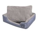 Lit Pour Chiens Avec Coussin Rembourré Taille S Gris