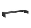 Meuble TV/ Support Pour Moniteur 110 X 30 X 13 Cm Verre Noir