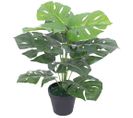 Plante Monstera Artificielle Avec Pot 45 Cm Vert