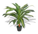 Plante Artificielle Avec Pot Dracaena 90 Cm Vert