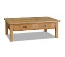 Table Basse Teck Massif 100 X 60 X 35 Cm