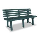 Banc De Jardin 145,5 Cm Plastique Vert