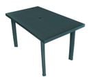 Table Rectangulaire En Pvc - 126x76x72 Cm - Vert