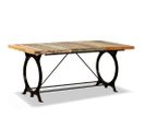 Table De Salle À Manger Bois De Récupération Massif 180 Cm