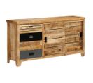 Buffet Bois De Manguier Solide 160 X 40 X 80 Cm