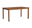 Table De Jardin 150x90x74 Cm Bois D'acacia Massif