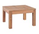 Table Basse Bois De Teck Et Finition Naturelle 60 X 60 X 40 Cm