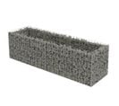 Jardinière À Gabion Acier Galvanisé 180x50x50 Cm