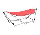 Hamac Avec Support Pliable Rouge