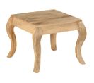 Table D'appoint 45x45x40 Cm Bois De Manguier Massif