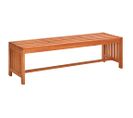 Banc De Jardin 130 Cm Bois D'eucalyptus Solide