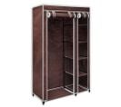 Garde-robe Tissu Marron