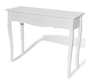 Table De Console Et Coiffeuse Blanc