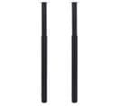 Pied De Table Télescopique 2 Pcs Noir 710 Mm - 1100 Mm