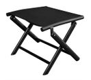 Repose-pied Pliable Noir Aluminium