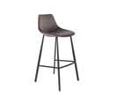 Tabouret De Bar En Velours Gris