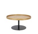 Table Basse Ronde En Bois Et Métal Ø70cm