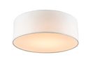 Plafonnier Blanc 30 Cm Avec LED - Drum LED