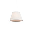 Lampe Suspendue Rétro Crème 45 Cm - Plissée