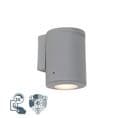 Applique Grise Ip55 Incl.1 X Gu10 Dimmable En 3 Étapes - Franca