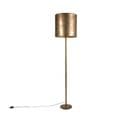 Lampadaire Vintage Doré Avec Abat-jour Bronze Ancien 40 Cm - Simplo