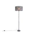 Lampadaire Gris Avec Abat-jour Gris 50 Cm - Simplo