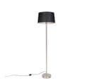 Lampadaire Moderne En Acier Avec Abat-jour Noir 45 Cm - Simplo