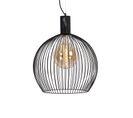 Lampe à Suspension Ronde Design Noir 50 Cm - Wire Dos
