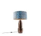 Lampe De Table Bronze Avec Abat-jour Papillon Velours 50 Cm - Bruut