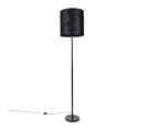 Lampadaire Moderne Abat-jour Noir Noir 40 Cm - Simplo