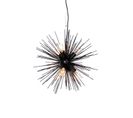 Suspension Art Déco Noire 6 Lumières - Broom