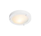 Plafonnier Moderne Blanc 18 Cm Ip44 - Yuma